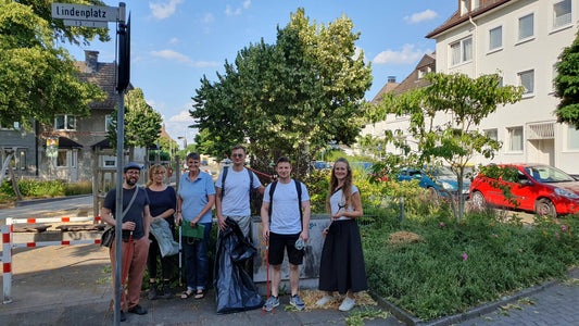 Gemeinsam stark: Unsere erste Müllsammelaktion 🌻