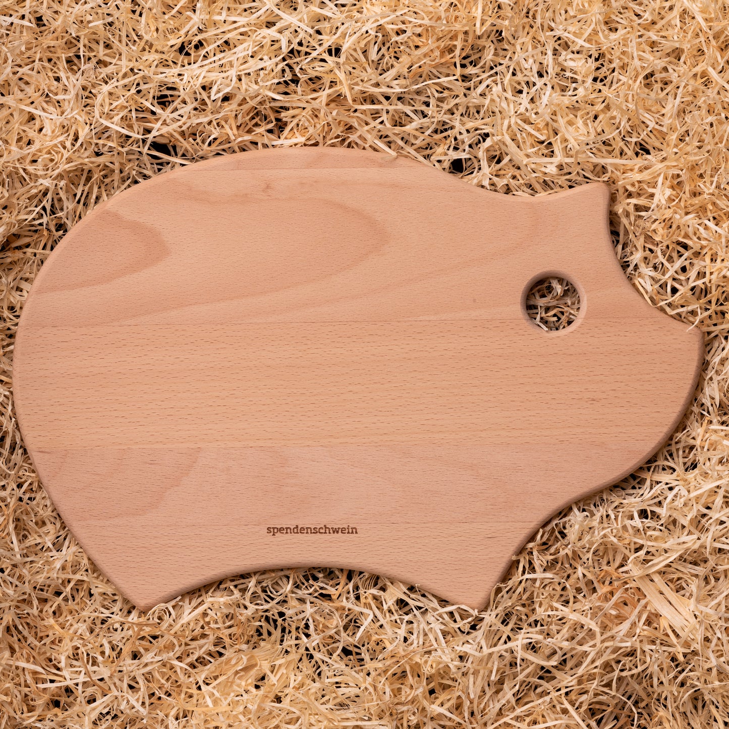 Spendenschwein Frühstücksbrett