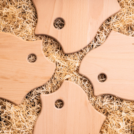 Spendenschwein Frühstücksbrett