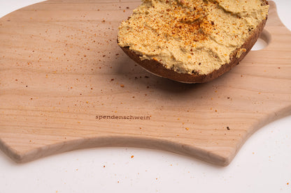 Spendenschwein Frühstücksbrett