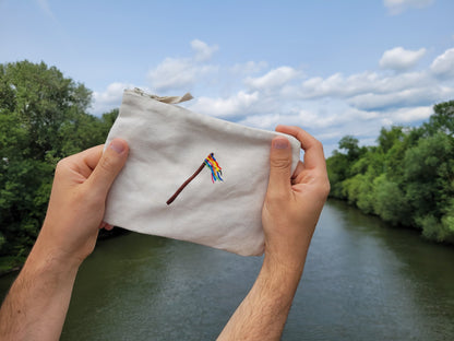 Spendenstofftäschchen Pilger